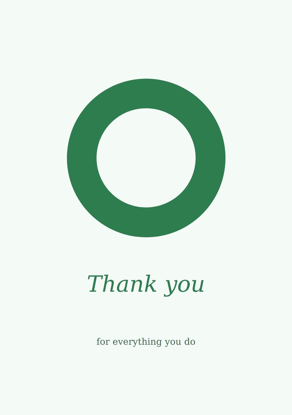 A greeting card